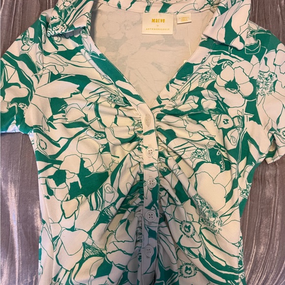 Anthropologie Maeve Ruched Blouse - Picture 7 of 7